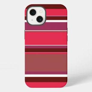 Red stripes Case-Mate iPhone case
