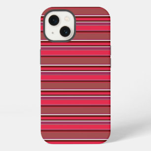 Red stripes Case-Mate iPhone case