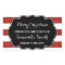 Red Stripes Christmas Baking Sticker