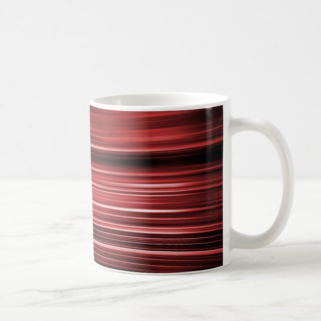 Red stripes coffee mug (Right)