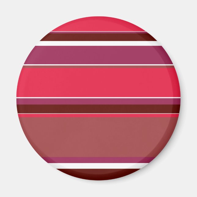 Red stripes magnet (Front)