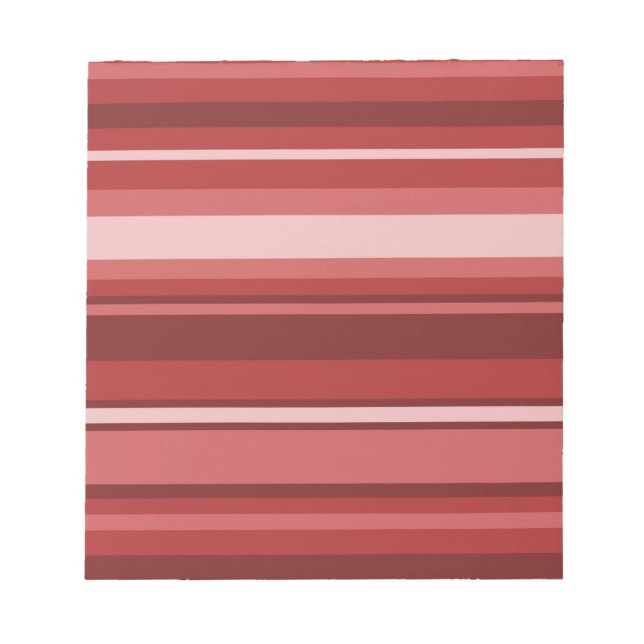 Red stripes notepad (Front)