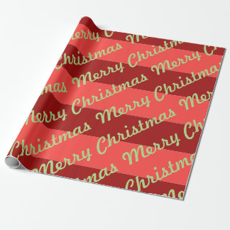 Red Stripes Wrapping Paper