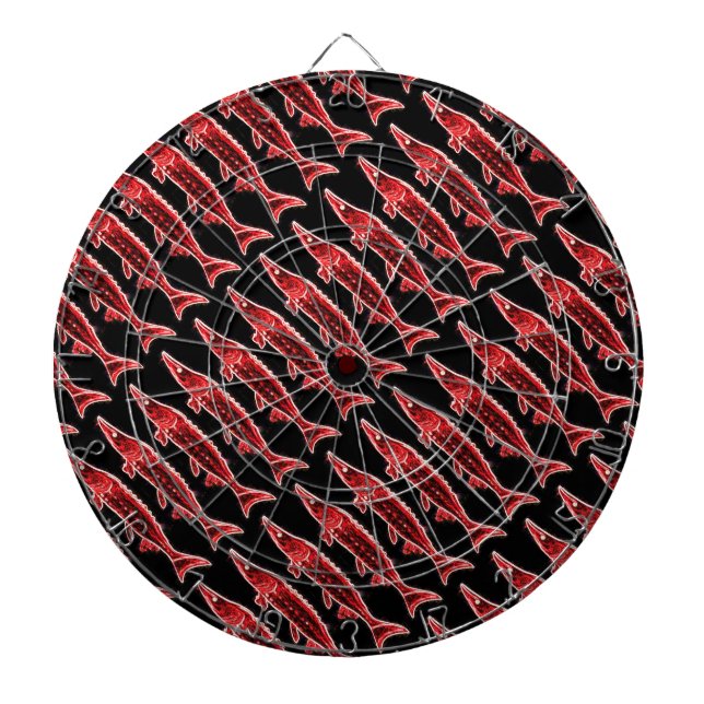 red sturgeons black dartboard (Front)