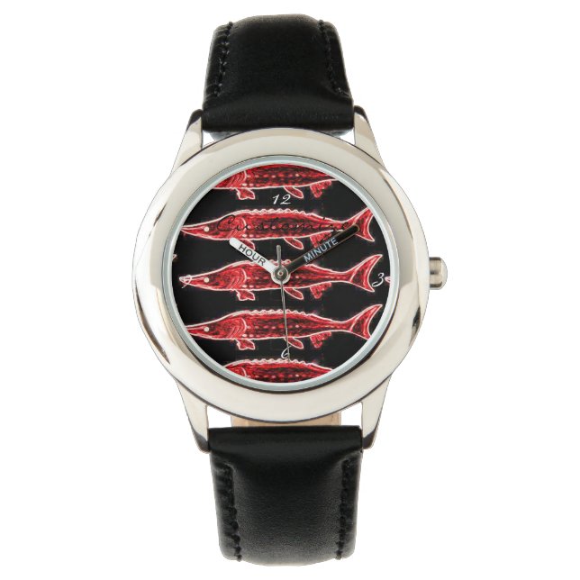 red sturgeons Thunder_Cove black Watch (Front)