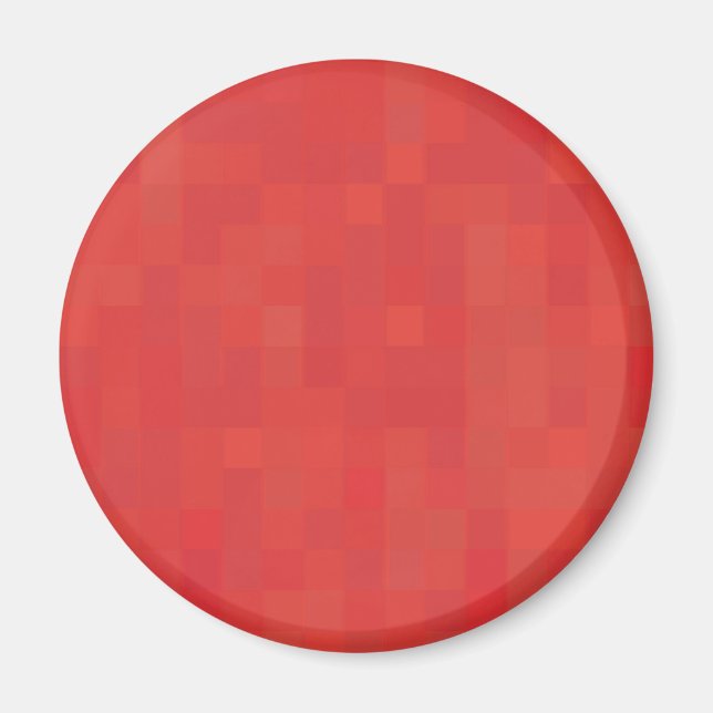Red subtle minimalist, elegant modern pattern magnet (Front)