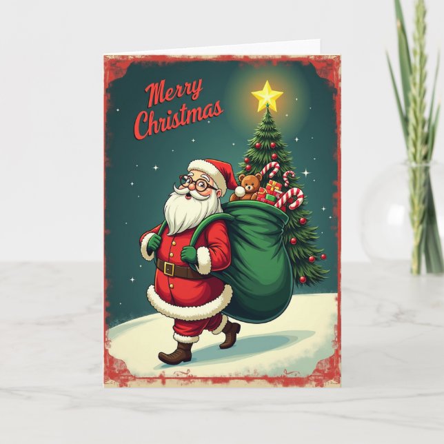 Red Suited Giver Card (Front)