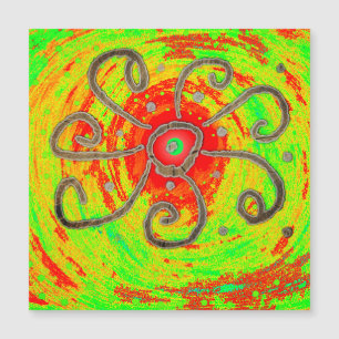 Red sun art