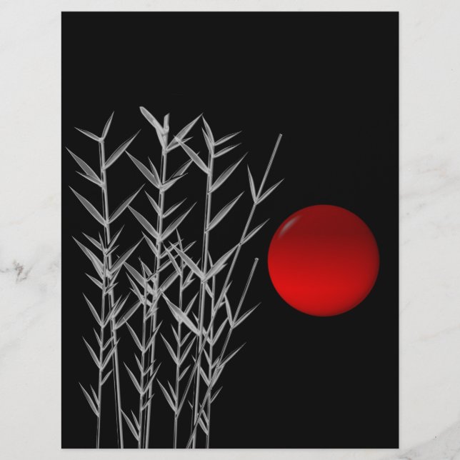Red sun black white zen (Front)