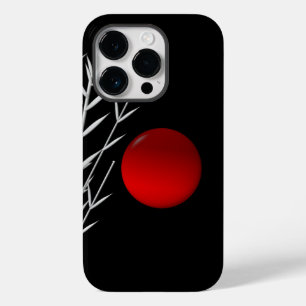 Red sun black white zen Case-Mate iPhone 14 pro case