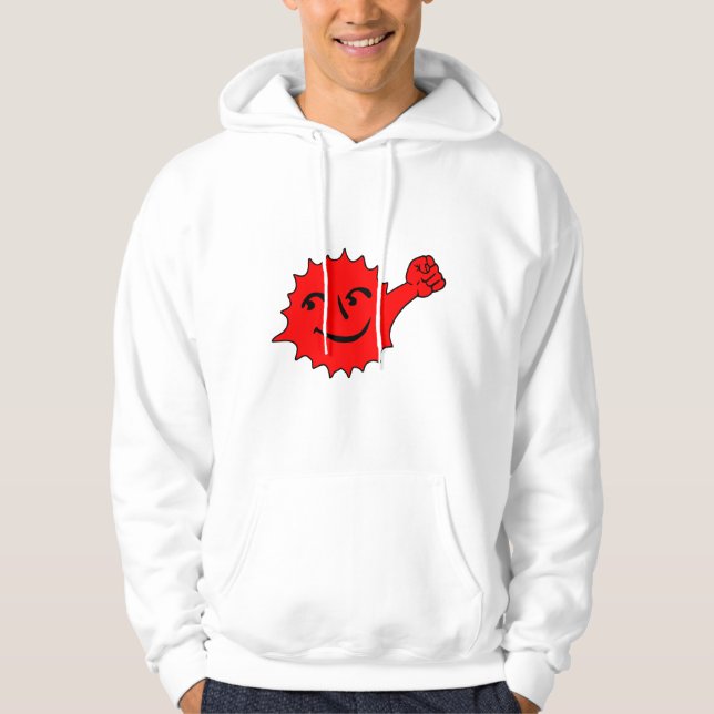 Red Sun Cheer Mascot Hoodie (Front)