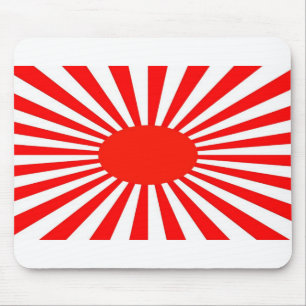 red sun mouse pad