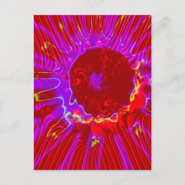 red sun postcard (Front)