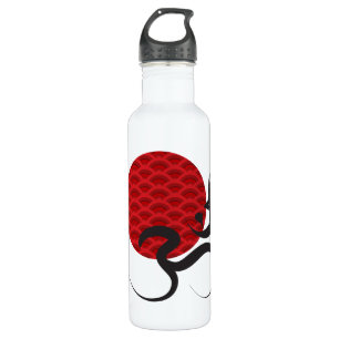 Red Sun Yoga Spiritual Indian Meditation Om / Aum 710 Ml Water Bottle