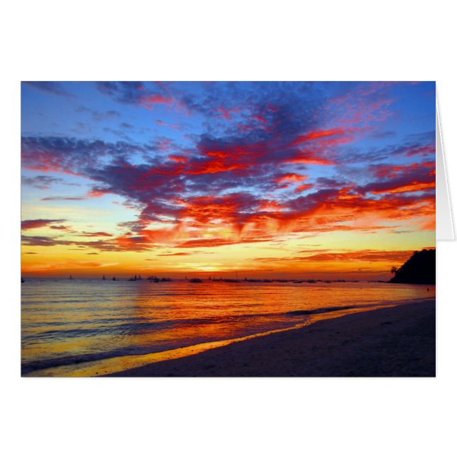 red sunset boracay (Front Horizontal)