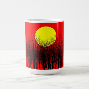 Red Sunset Mugs
