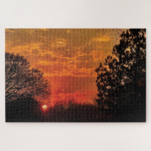 red sunset puzzle 24 (Horizontal)