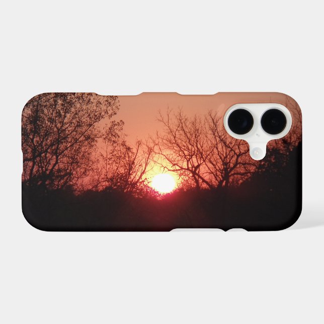 Red Sunset Silhouette (Back (Horizontal))