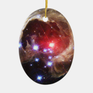 Red Supergiant Star V838 Monocerotis Ceramic Ornament