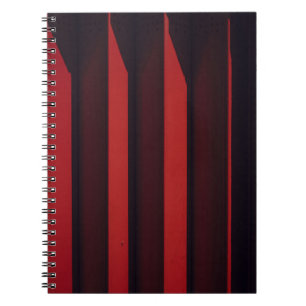 Red surface notebook