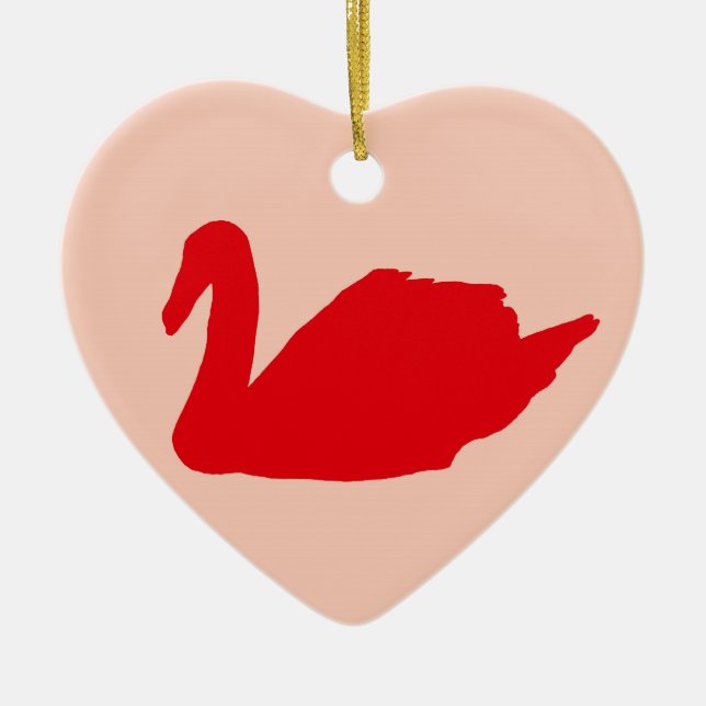 Red Swan ornament (Front)