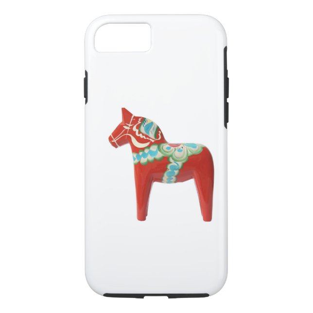 Red Swedish Dala Horse Case-Mate iPhone Case (Back)