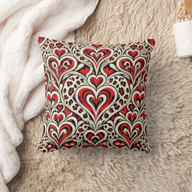 Red Sweet Hearts  Cushion (Blanket)