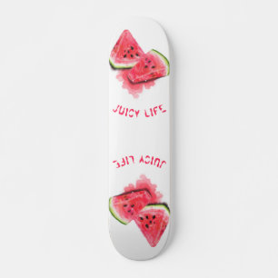 Red Sweet Juicy Watermelon Pieces Tasty - Fresh Skateboard