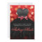 Red Sweet Sixteen Black Dress Birthday Invite