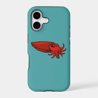 Red Swimming Cuttlefish