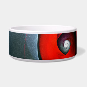 Red Swirl Artistic Modern Abstract Art Pattern #19