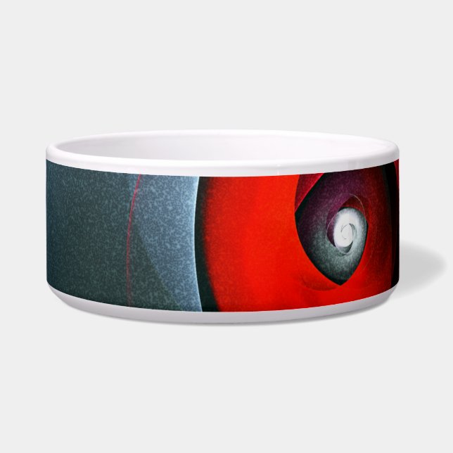 Red Swirl Artistic Modern Abstract Art Pattern #19 (Front)