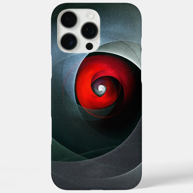 Red Swirl Artistic Modern Abstract Art Pattern #19 Case-Mate iPhone Case (Back)