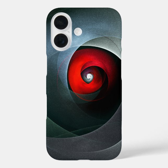 Red Swirl Artistic Modern Abstract Art Pattern #19 Case-Mate iPhone Case (Back)