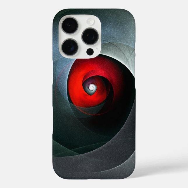 Red Swirl Artistic Modern Abstract Art Pattern #19 Case-Mate iPhone Case (Back)