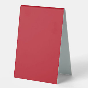 Red Table Tent Sign for Restaurants