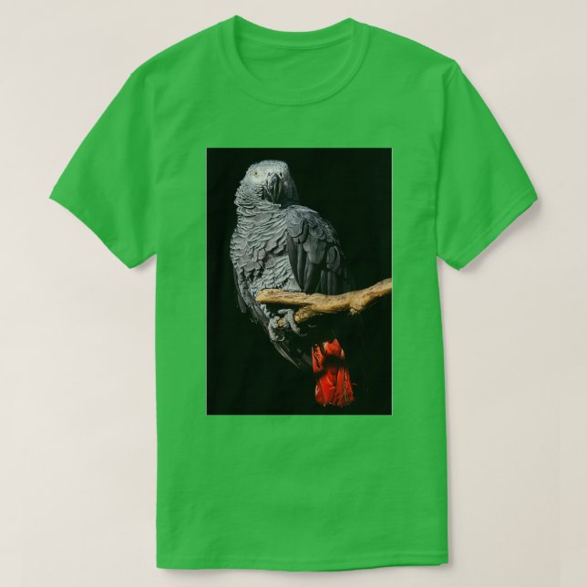 Red Tail Black Cockatoo T-Shirt (Design Front)