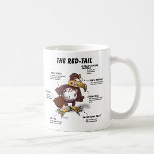 Red-tail Hawk Cartoon Coffee Mug