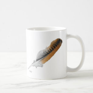 Red-tail Hawk feather Coffee Mug