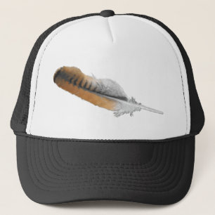 Red-tail Hawk feather Trucker Hat