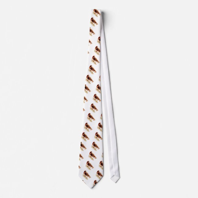 Red Tail Hawk Tie (Front)