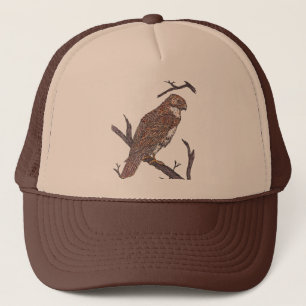 red tail hawk trucker hat
