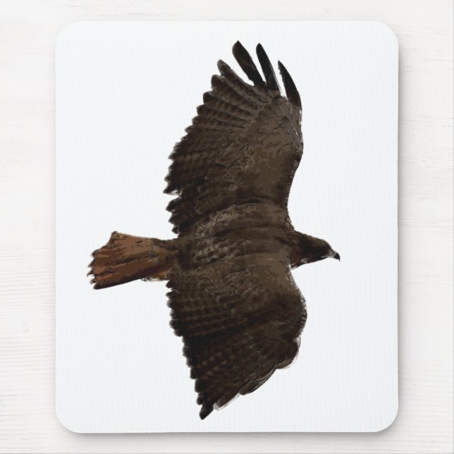 Red-tail sketch mouse pad (Front)