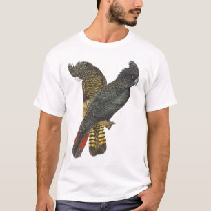 Red-tailed Black Cockatoo Pair T-Shirt