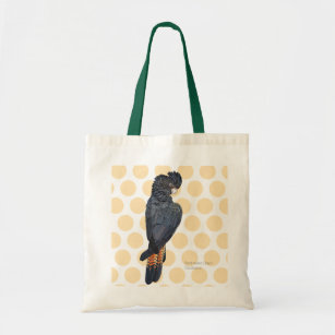Red-Tailed Black Cockatoo Tote Bag