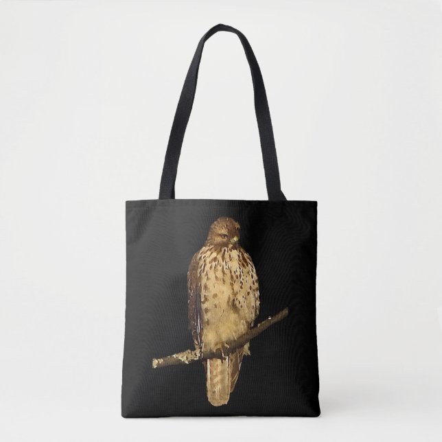 Red Tailed Hawk Bird Animal Tote Bag (Front)