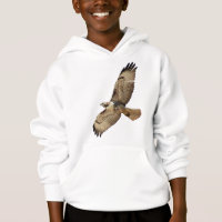 Red Tailed Hawk Bird Wildlife Animal Kids T-Shirt