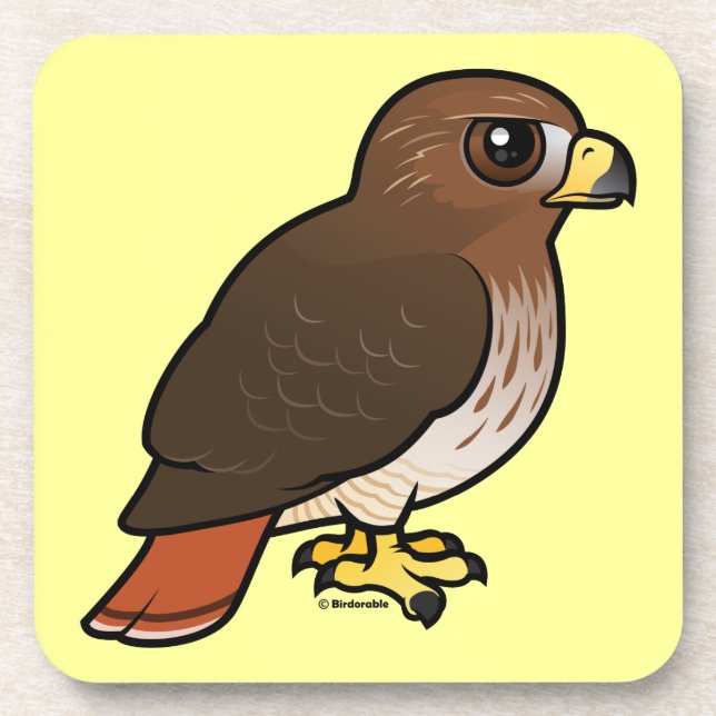 Red-tailed Hawk Coaster (Front)