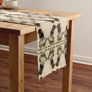 Red-tailed Hawk from Audubon's Birds of America Short Table Runner