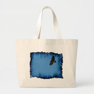 Red Tailed Hawk in Flight Large Tote Bag